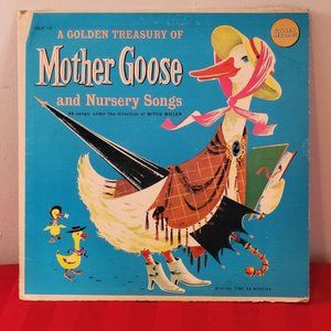 RARE, VINTAGE 1957, MOTHER GOOSE NURSERY SONGS L.P.!!!